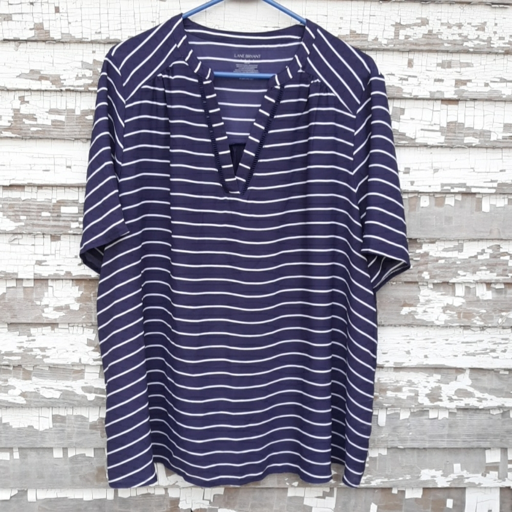 Lane bryant striped top size 18/20